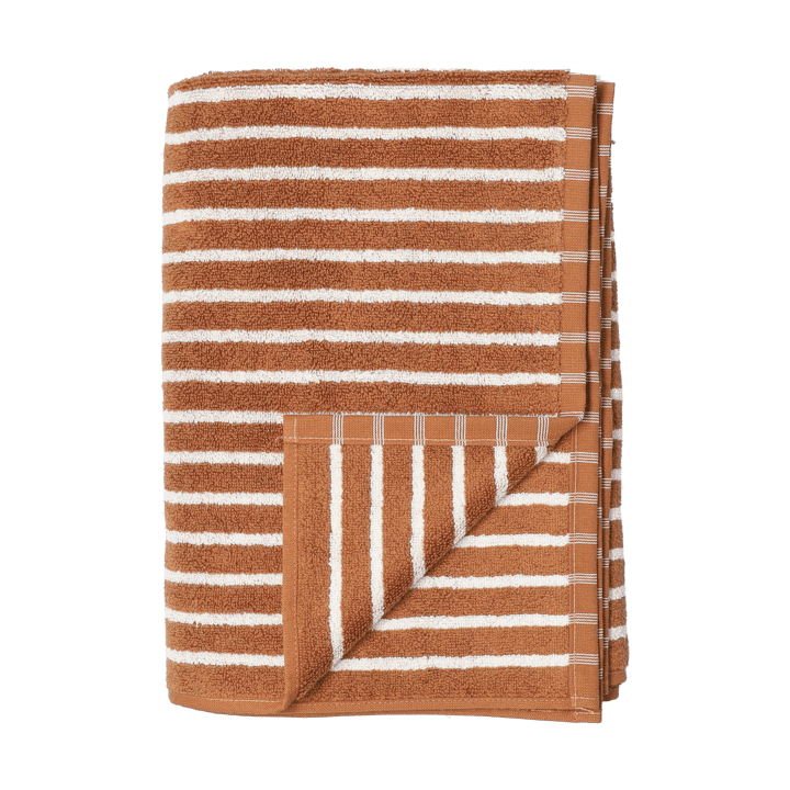 Drift badhandduk 70x140 cm - Brun-vit - Scandi Living