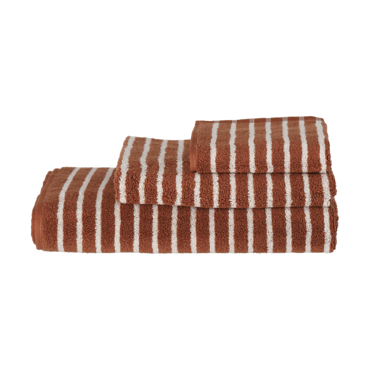 Drift badhandduk 70x140 cm, Brun-vit Scandi Living