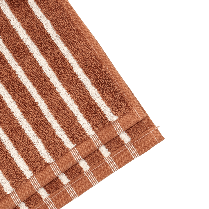 Drift badhandduk 70x140 cm, Brun-vit Scandi Living