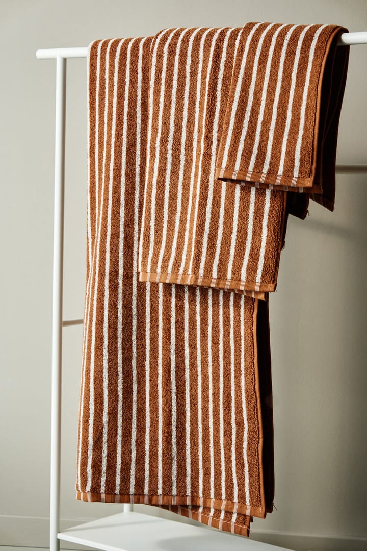 Drift badhandduk 70x140 cm, Brun-vit Scandi Living