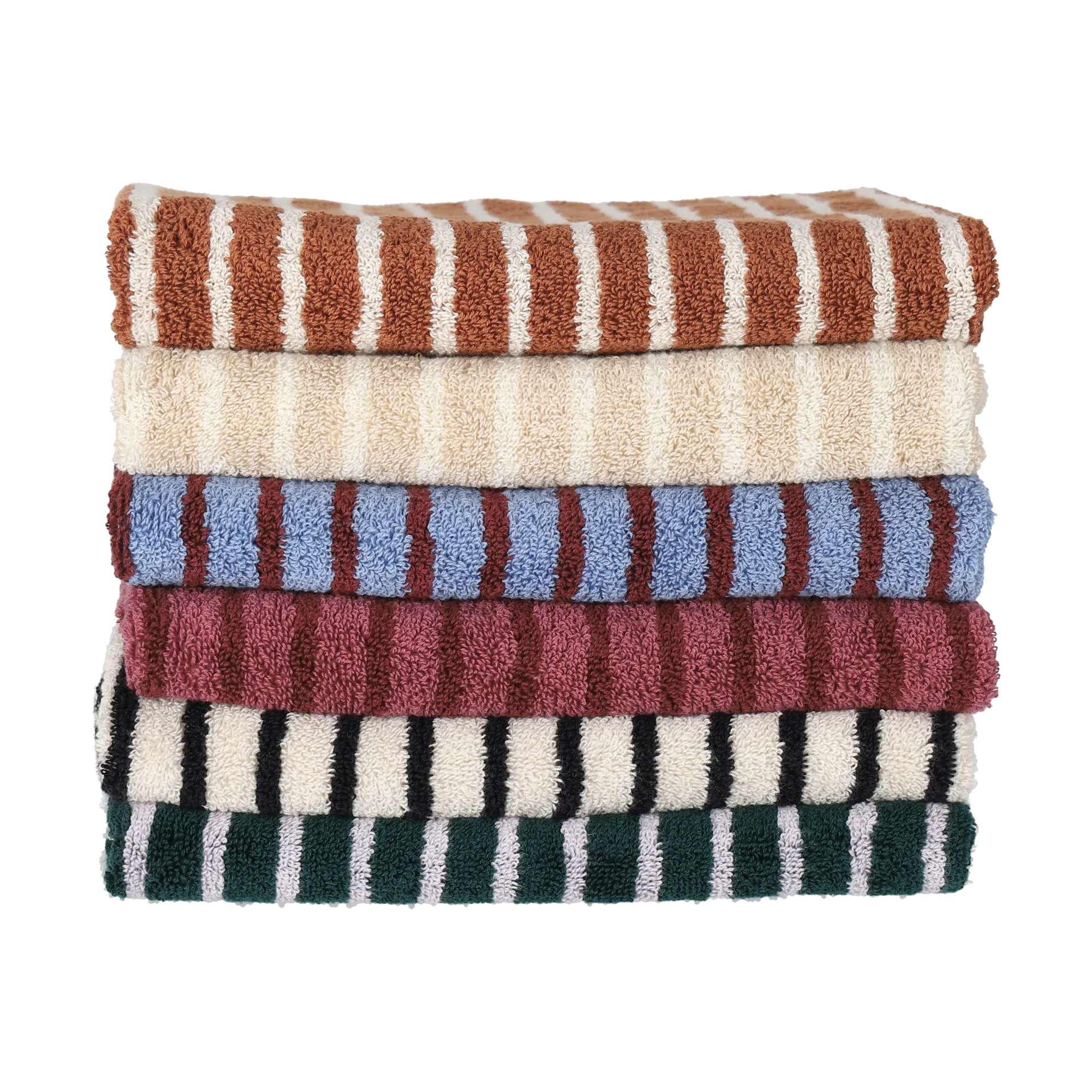 Drift badhandduk 70x140 cm, Grön-lila Scandi Living