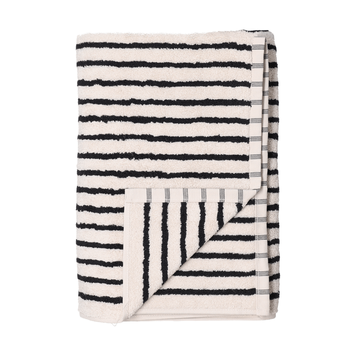 Drift badhandduk 70x140 cm - Vit-svart - Scandi Living