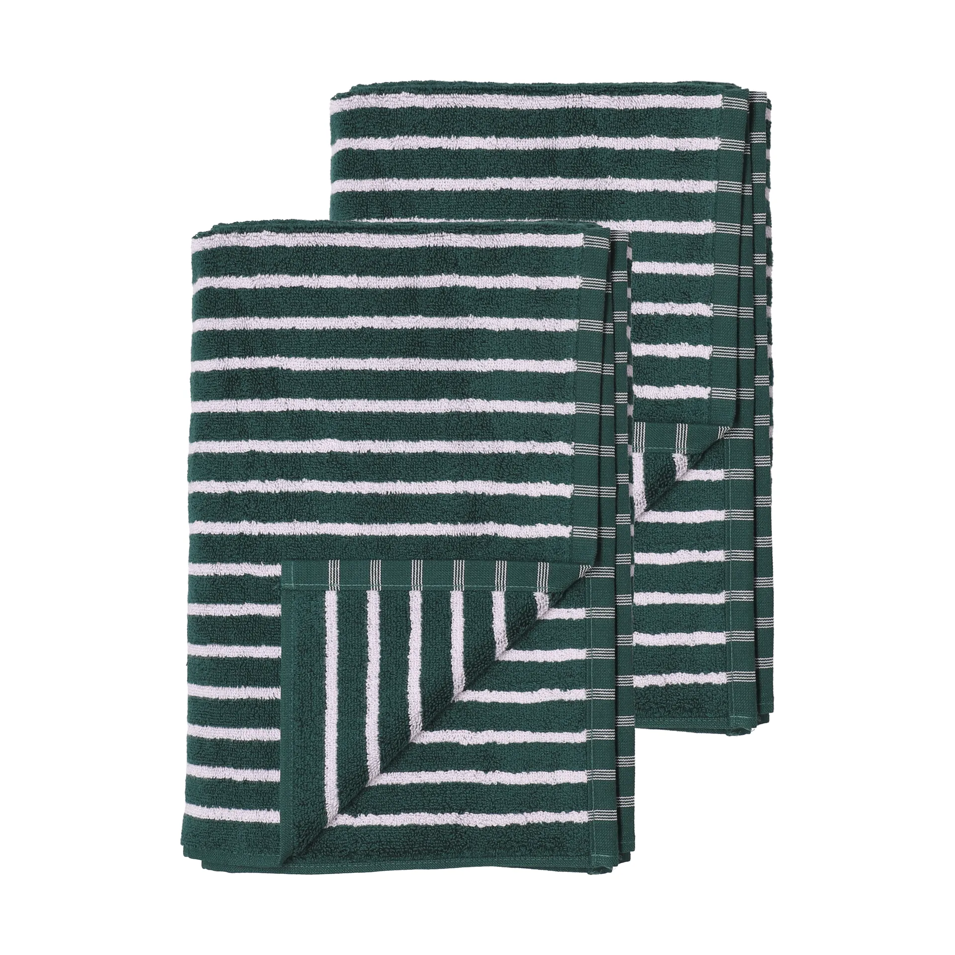 Drift badhanddukar 100x150 cm 2-pack - Grön-lila,  Scandi Living