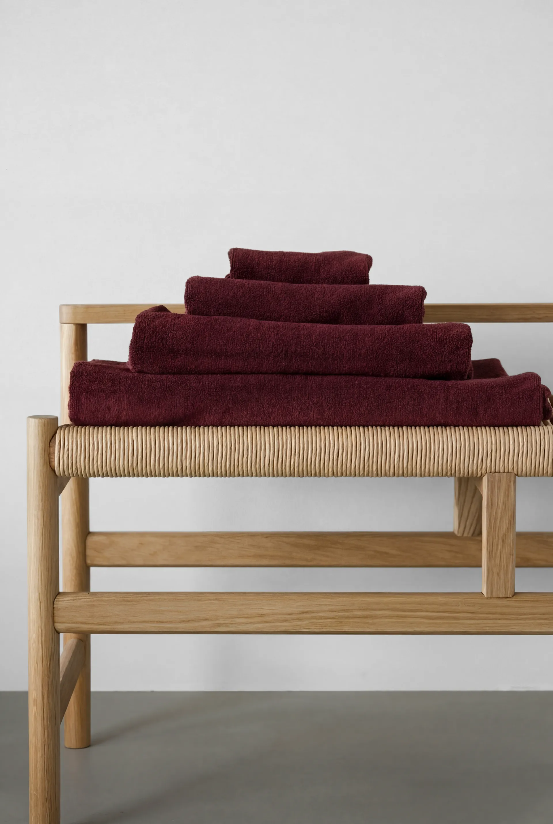 Drift badhanddukar 100x150 cm 2-pack - Röd,  Scandi Living