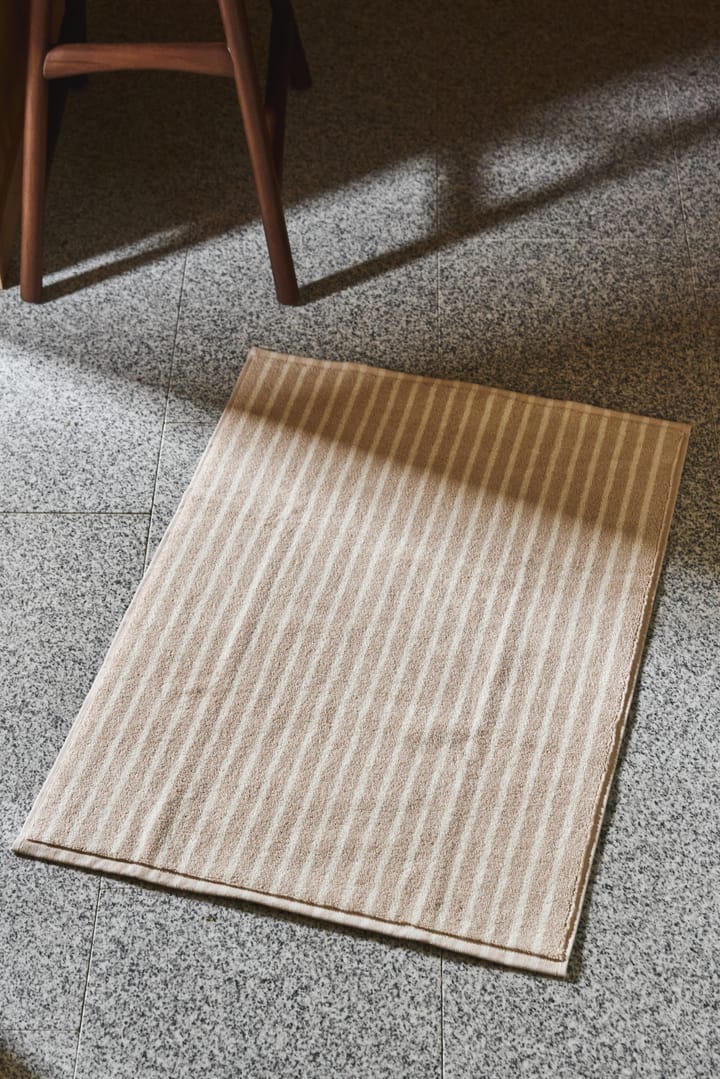Drift badrumsmatta 50x70cm, Beige-vit Scandi Living