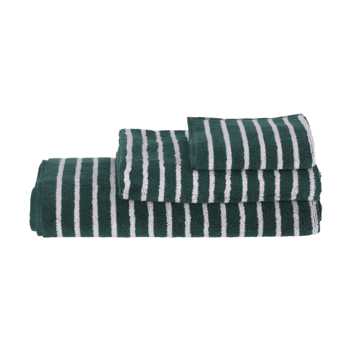 Drift handduk 30x50 cm, Grön-lila Scandi Living