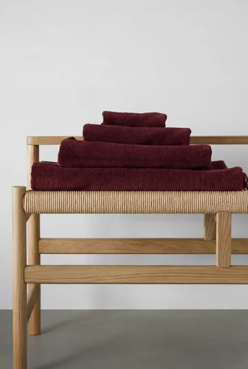 Drift handduk 30x50 cm - Röd - Scandi Living