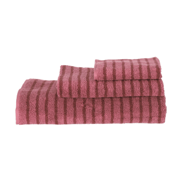 Drift handduk 30x50 cm - Rosa-röd - Scandi Living