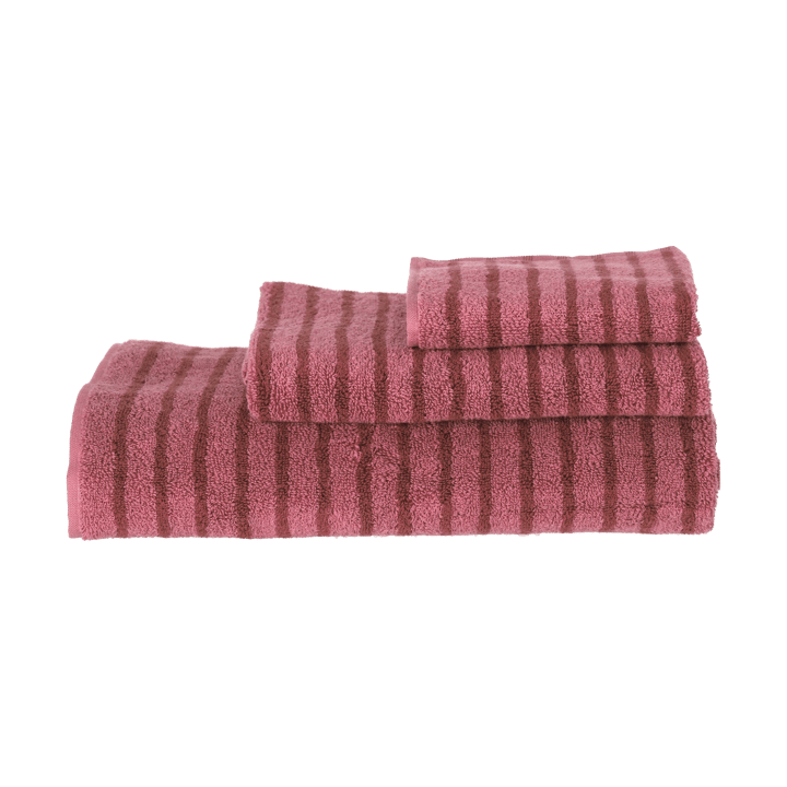 Drift handduk 30x50 cm, Rosa-röd Scandi Living