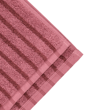 Drift handduk 30x50 cm - Rosa-röd - Scandi Living