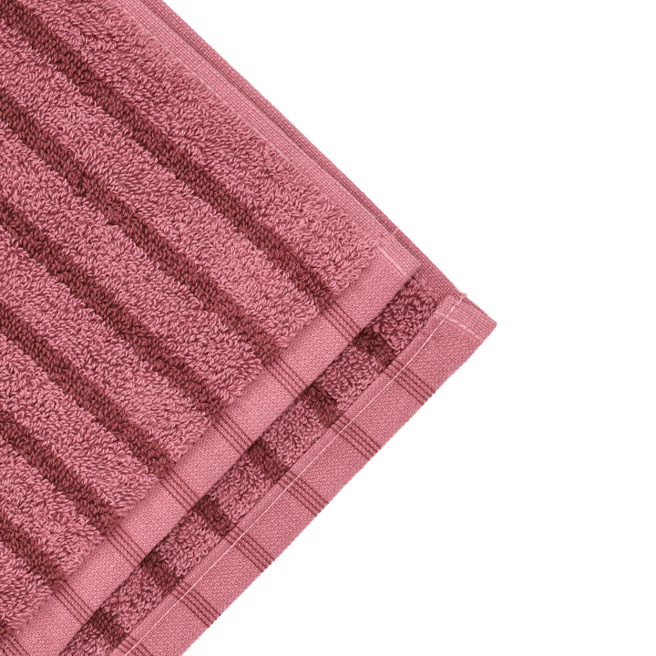 Drift handduk 30x50 cm, Rosa-röd Scandi Living