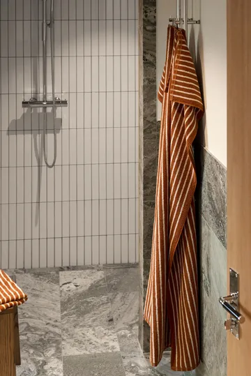 Drift handduksset 4 delar - Brun-vit - undefined - Scandi Living