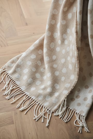 Droplets bomullspläd 130x185 cm - Beige - Scandi Living