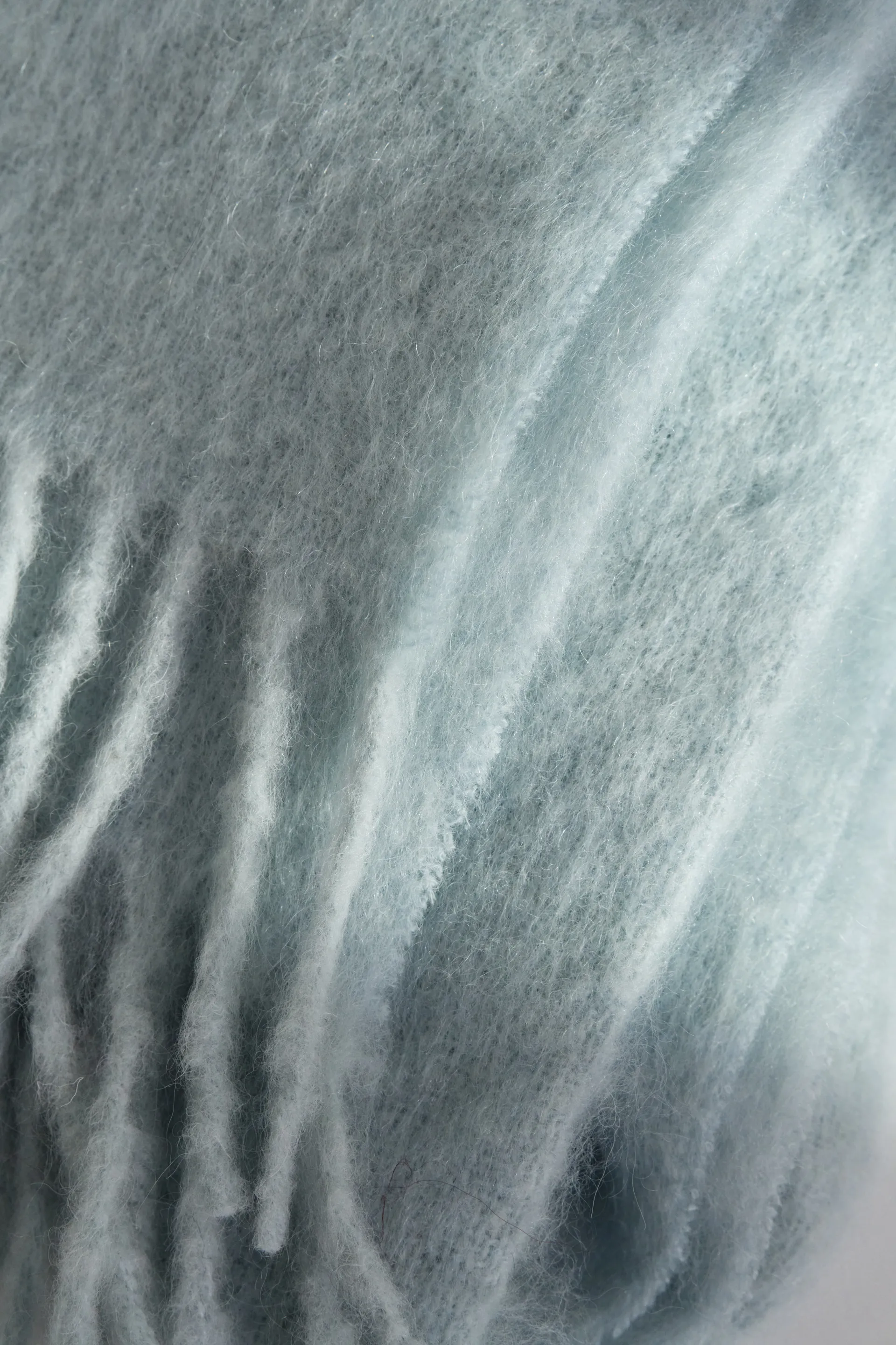 Dune mohair pläd  130x170 cm, Ice blue Scandi Living