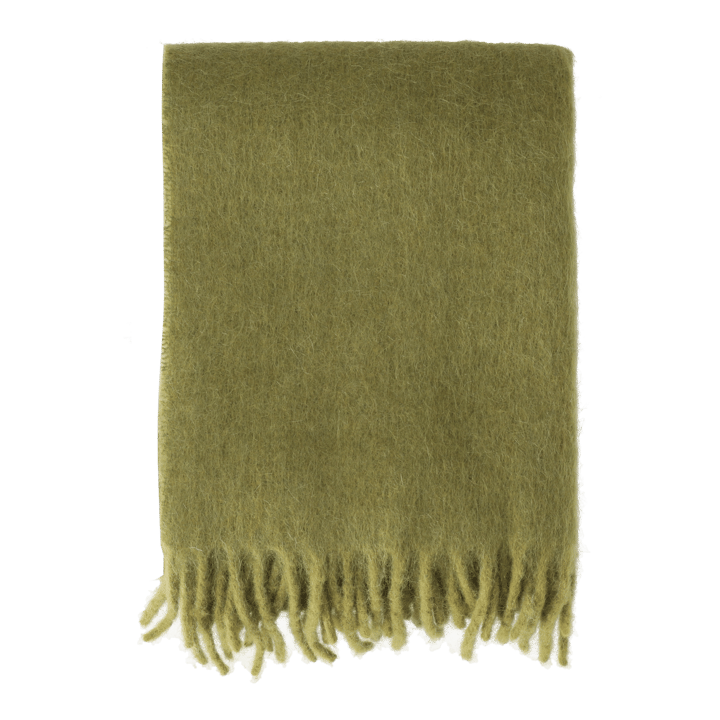 Dune mohair pläd  130x170 cm - Olive - Scandi Living