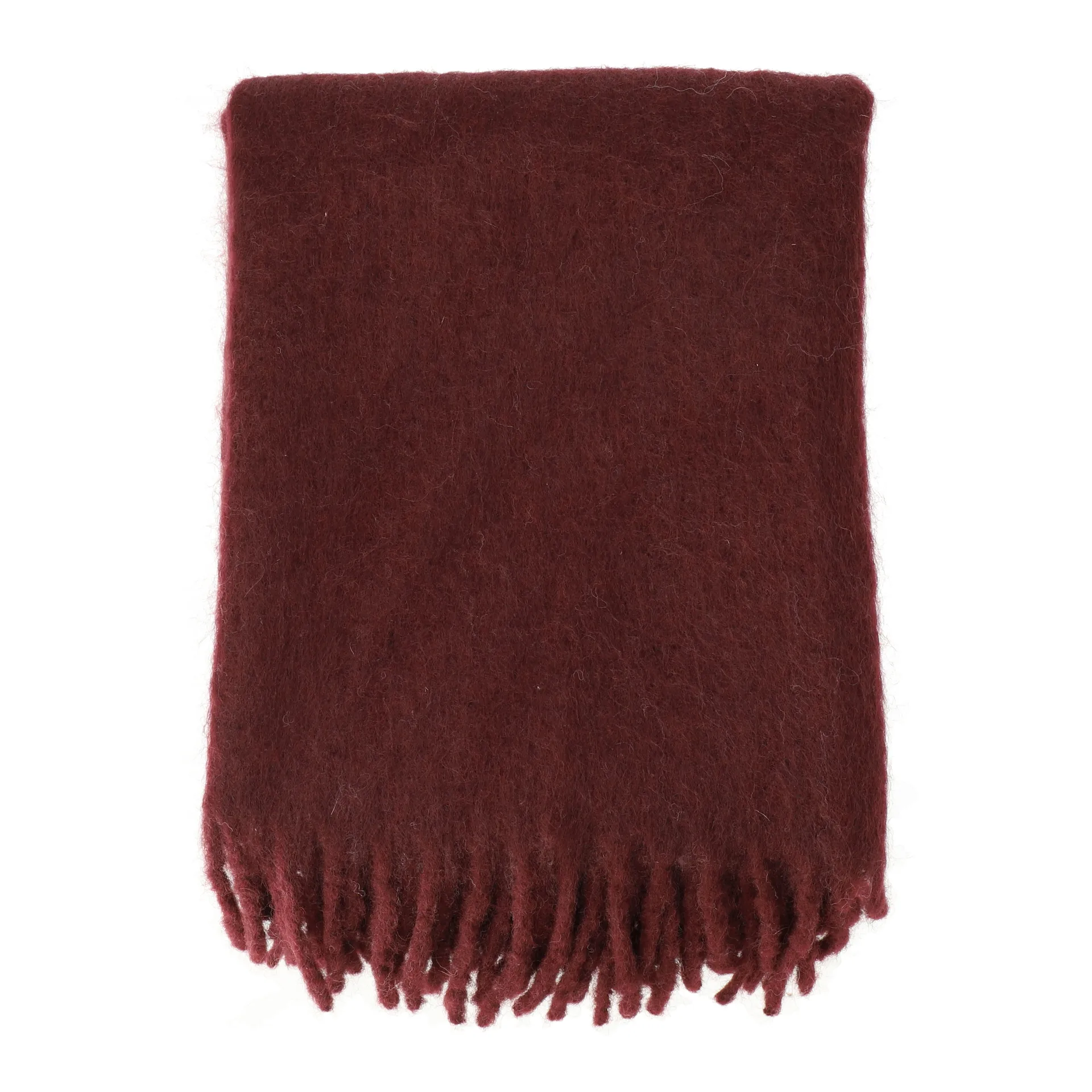Dune mohair pläd  130x170 cm, Plum Scandi Living