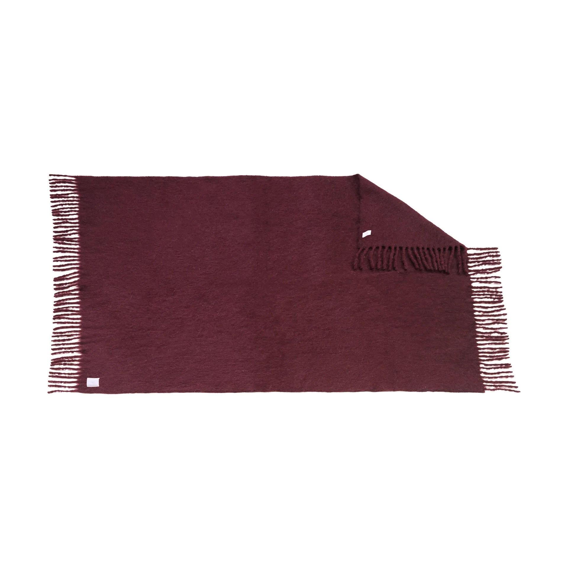 Dune mohair pläd  130x170 cm, Plum Scandi Living