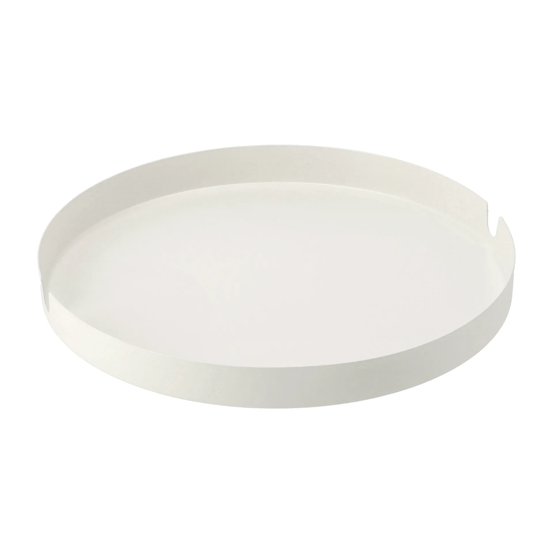 Edgy bricka Ø30 cm, Vit Scandi Living