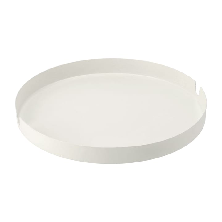 Edgy bricka Ø30 cm, Vit Scandi Living