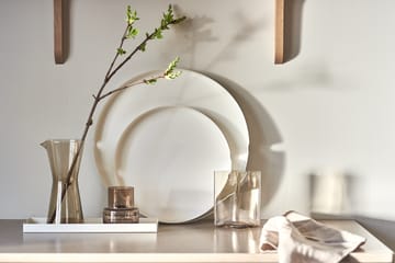 Edgy bricka Ø30 cm - Vit - Scandi Living