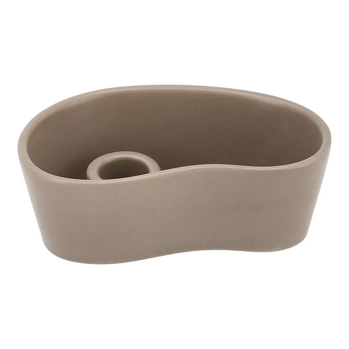Ember ljusstake - Taupe, 8x14 cm - Scandi Living