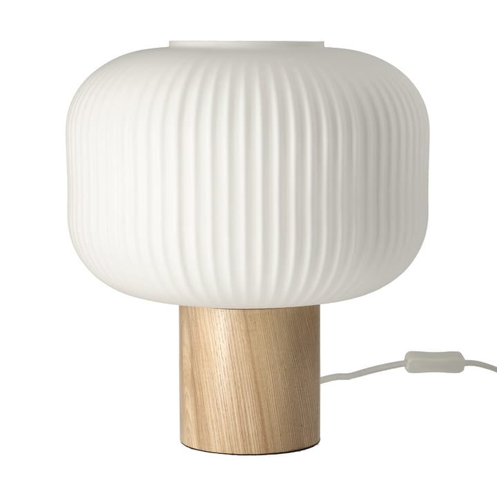 Fair bordslampa 34,5 cm - Frostad vit-ask - Scandi Living