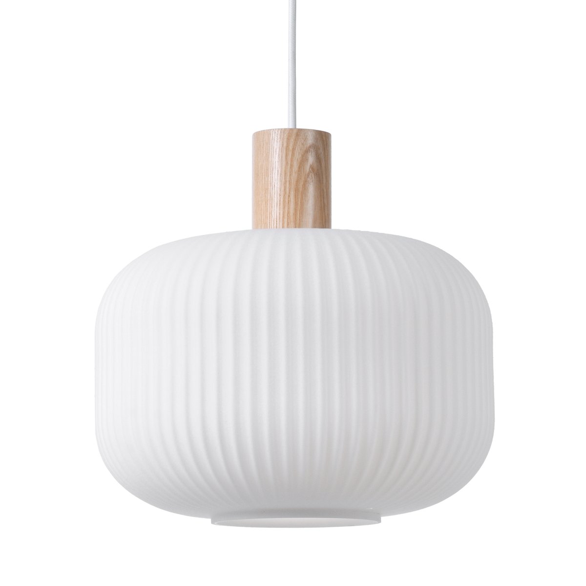 Scandi Living Fair taklampa o30 cm Frostat glas-ask