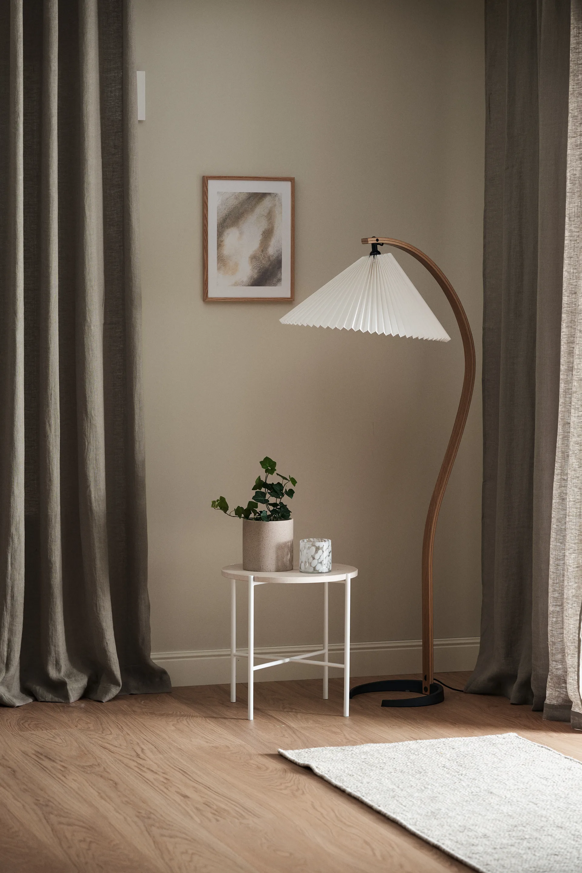 Fawn ullmatta vit, 80x240 cm Scandi Living