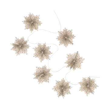 Festive girlang 3 M - Röd prickig - Scandi Living