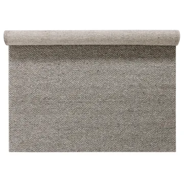 Flock ullmatta naturgrå - 170x240 cm - Scandi Living