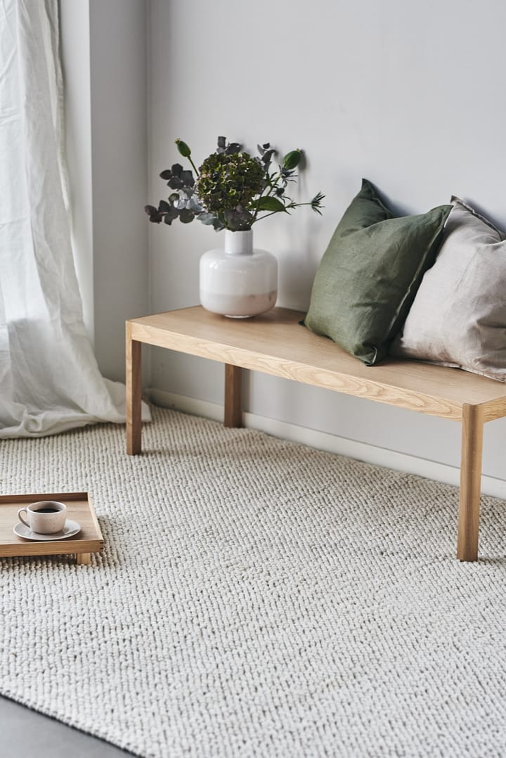 Flock ullmatta naturvit, 170x240 cm Scandi Living