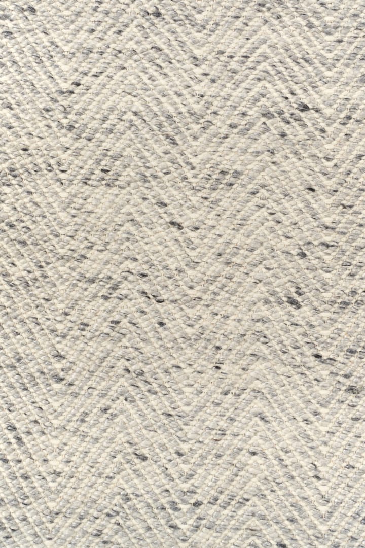 Furrow ullmatta naturvit/grå, 80x240 cm Scandi Living