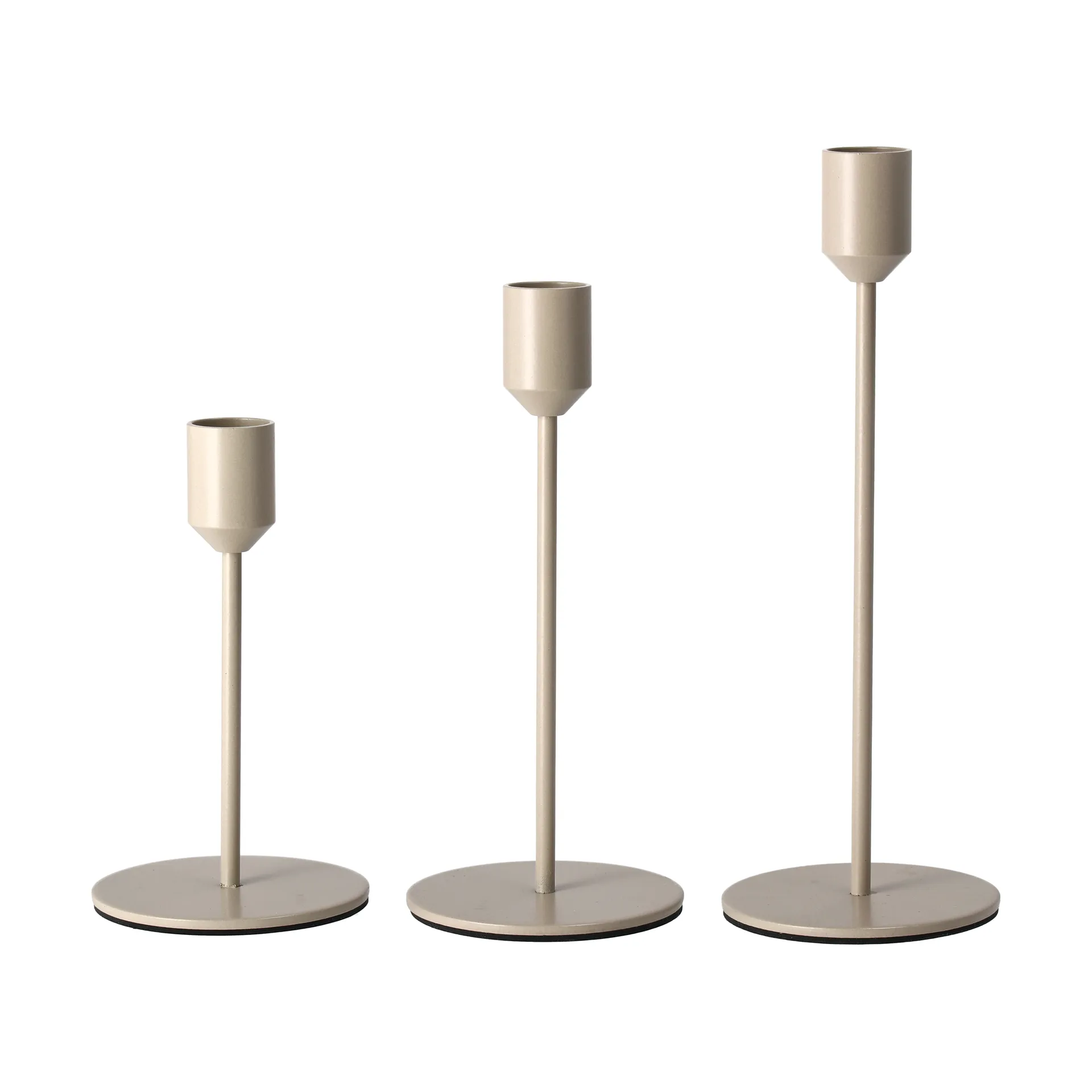 Glare ljusstake 22 cm, Greige Scandi Living
