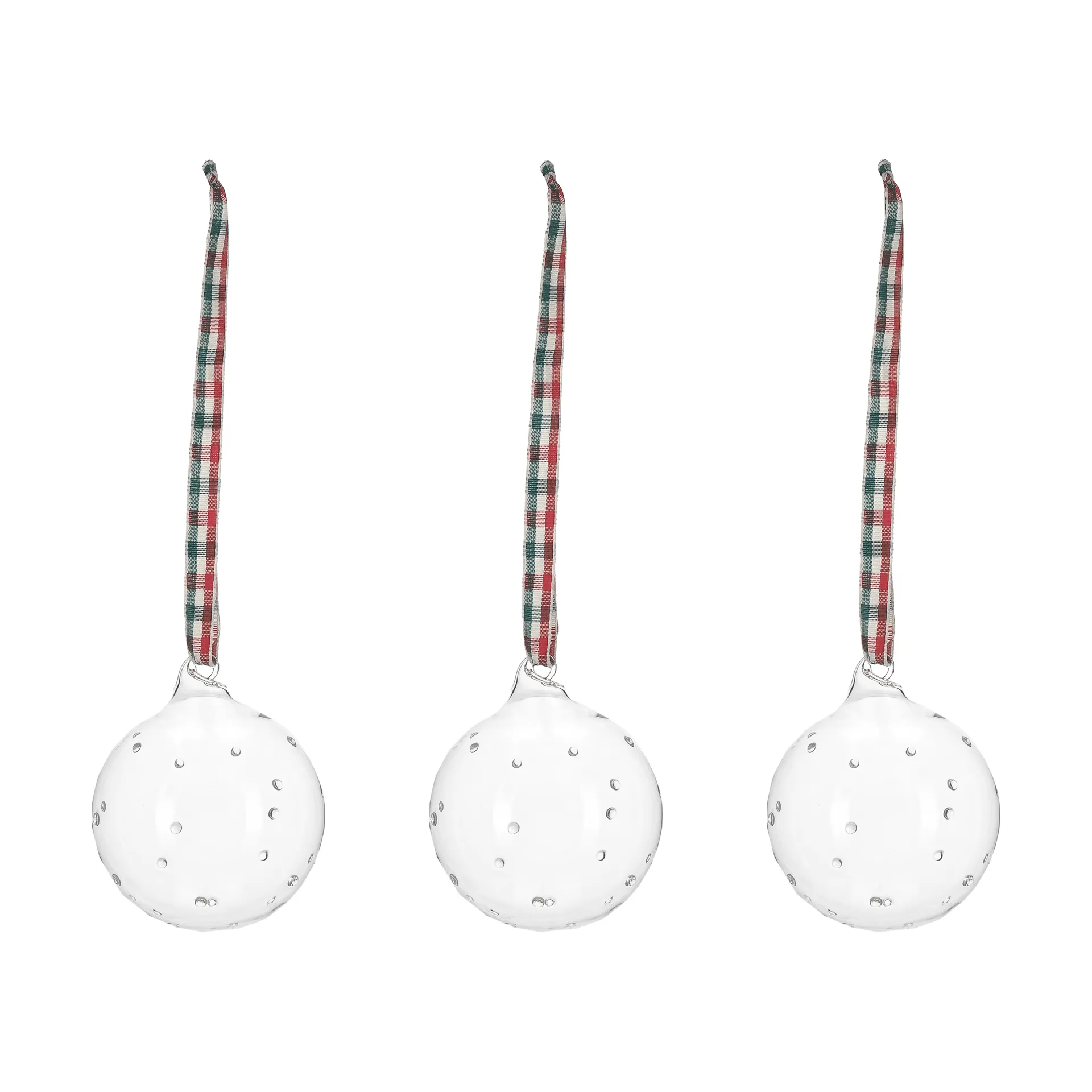 Grace julgranskula med rosett 3-pack, Grön Scandi Living