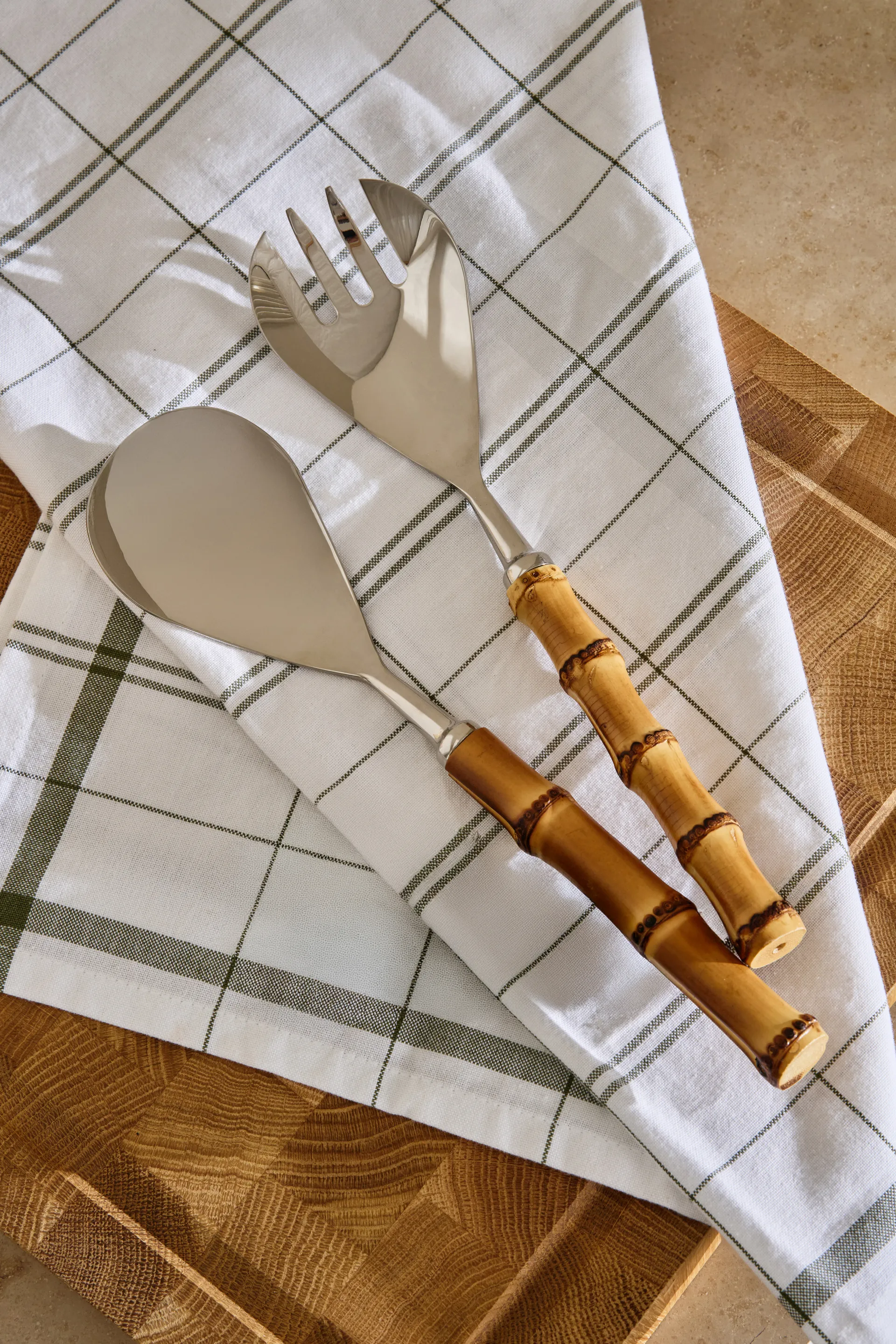 Grove salladsbestick, 2 delar Scandi Living