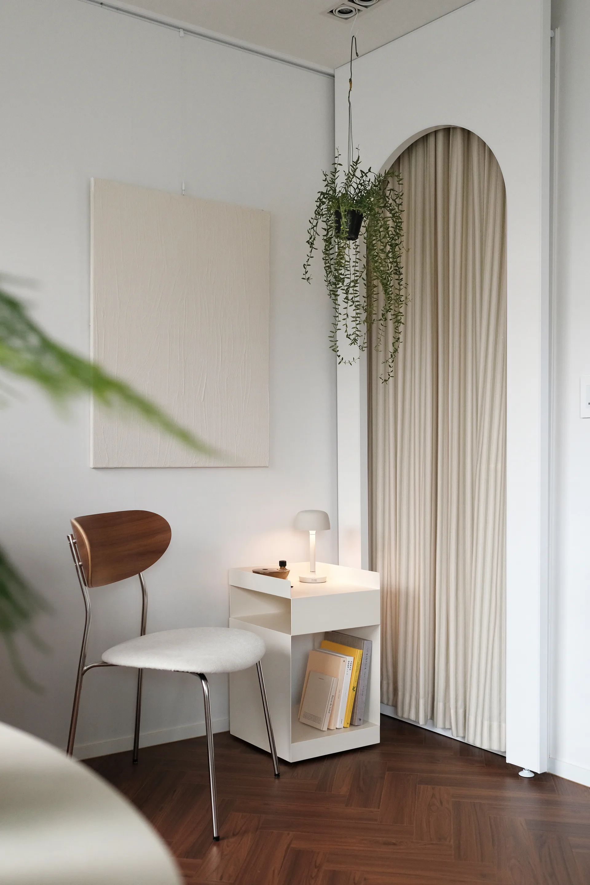 Halo portabel bordslampa 25,5 cm, White Scandi Living