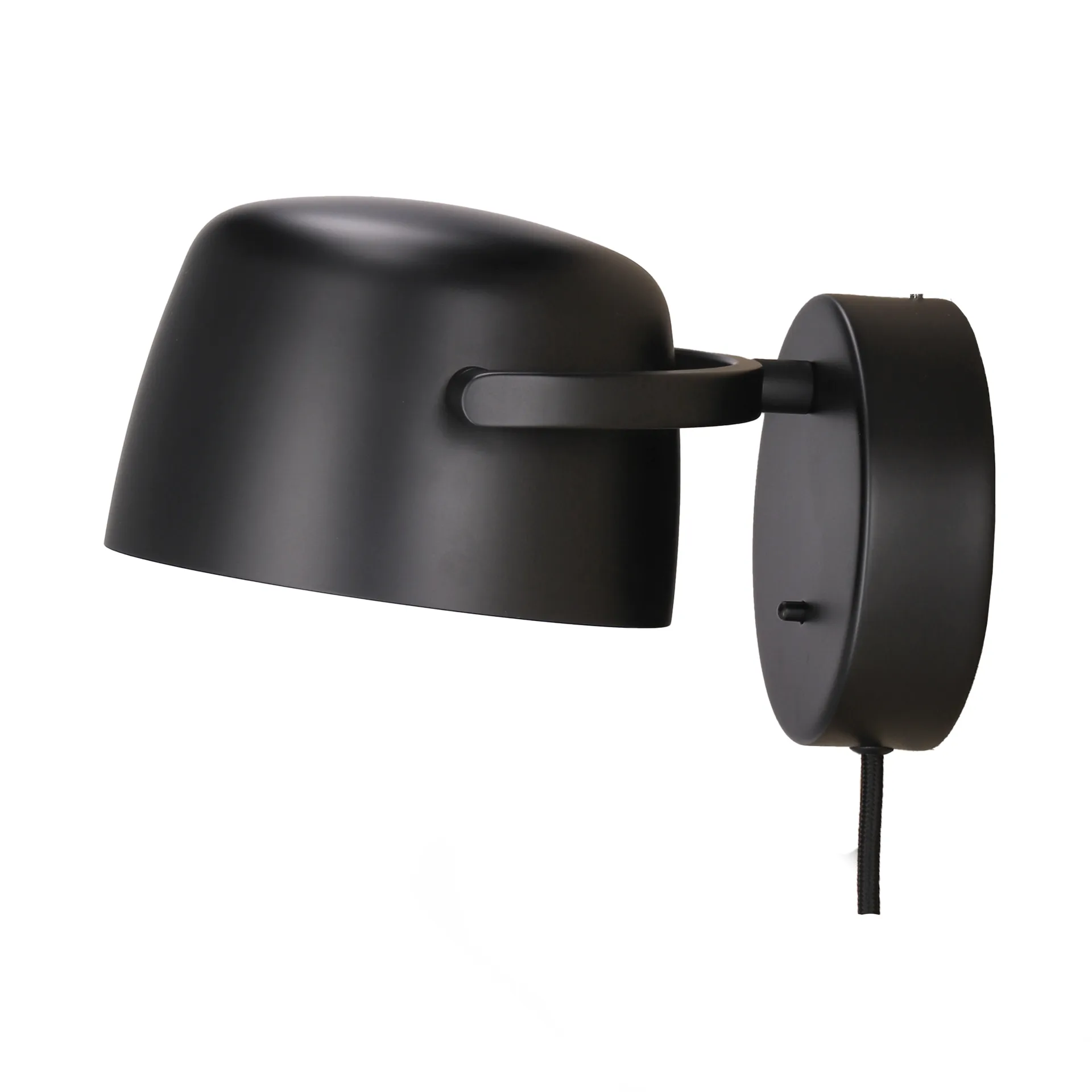 Halo vägglampa Ø16 cm, Black Scandi Living