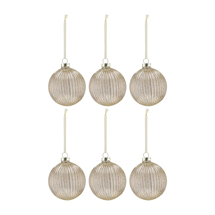 Holiday julgranskula 6-pack - Gold - Scandi Living