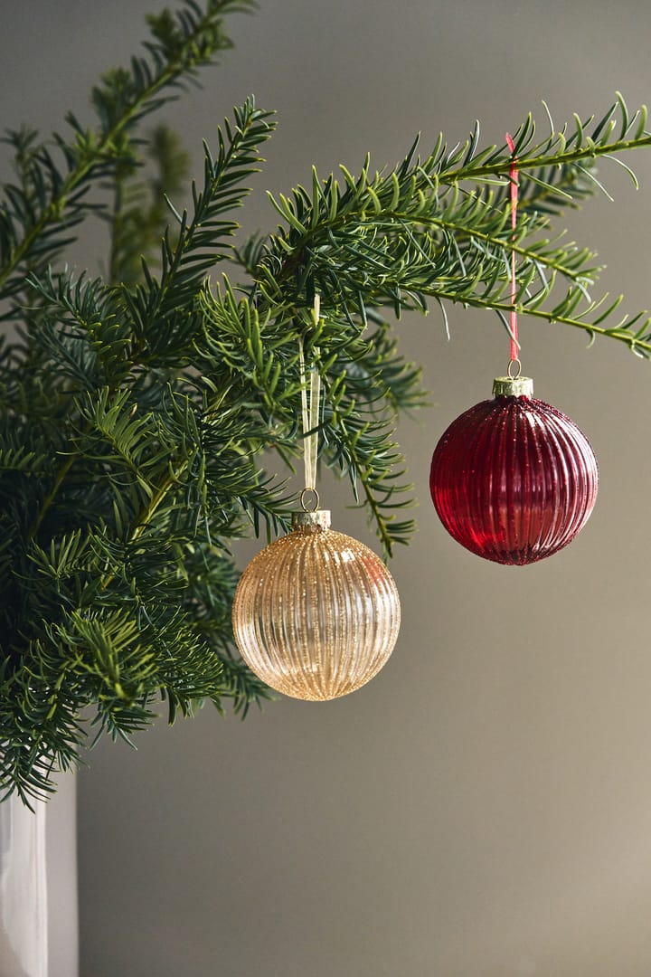 Holiday julgranskula 6-pack, Red Scandi Living