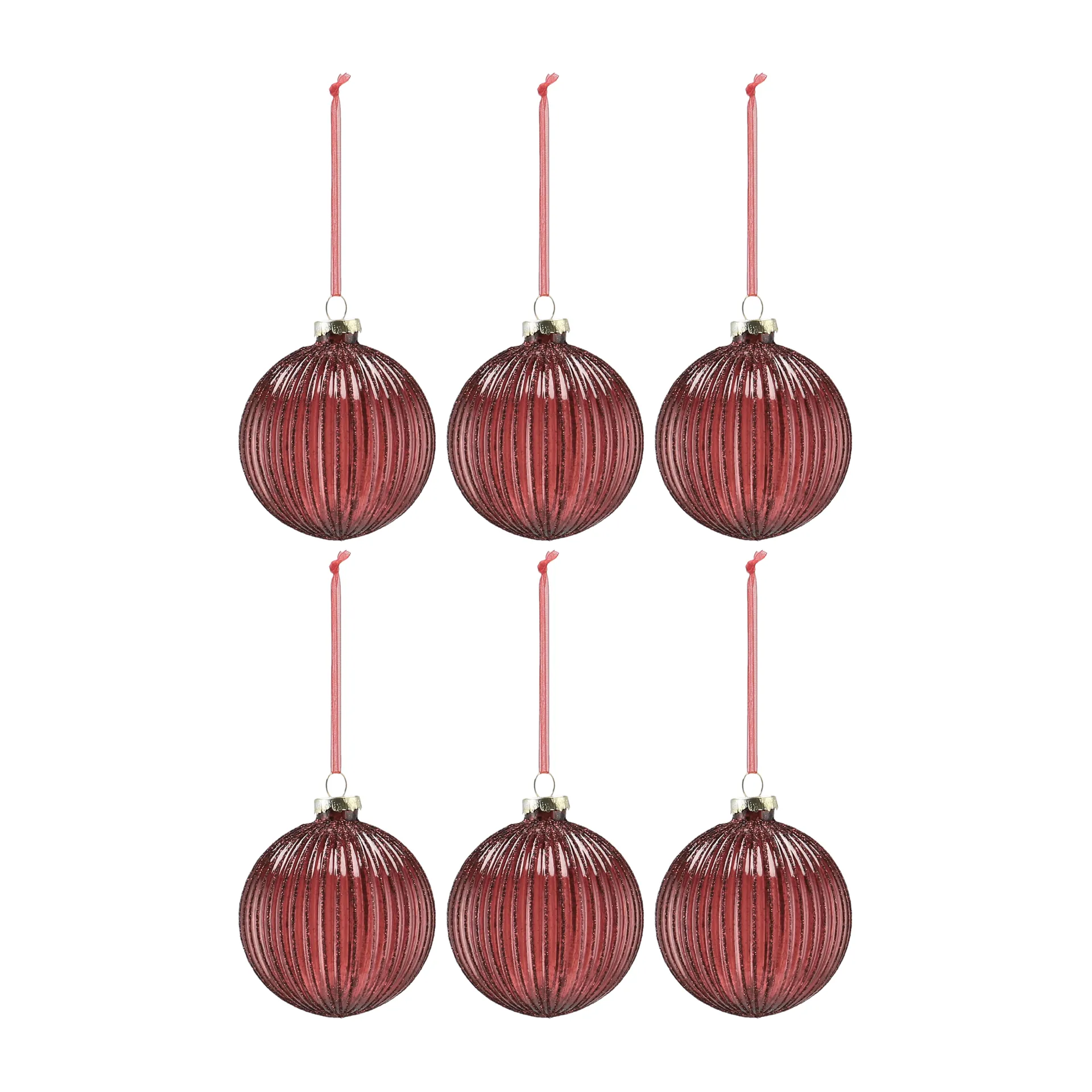 Holiday julgranskula 6-pack, Red Scandi Living