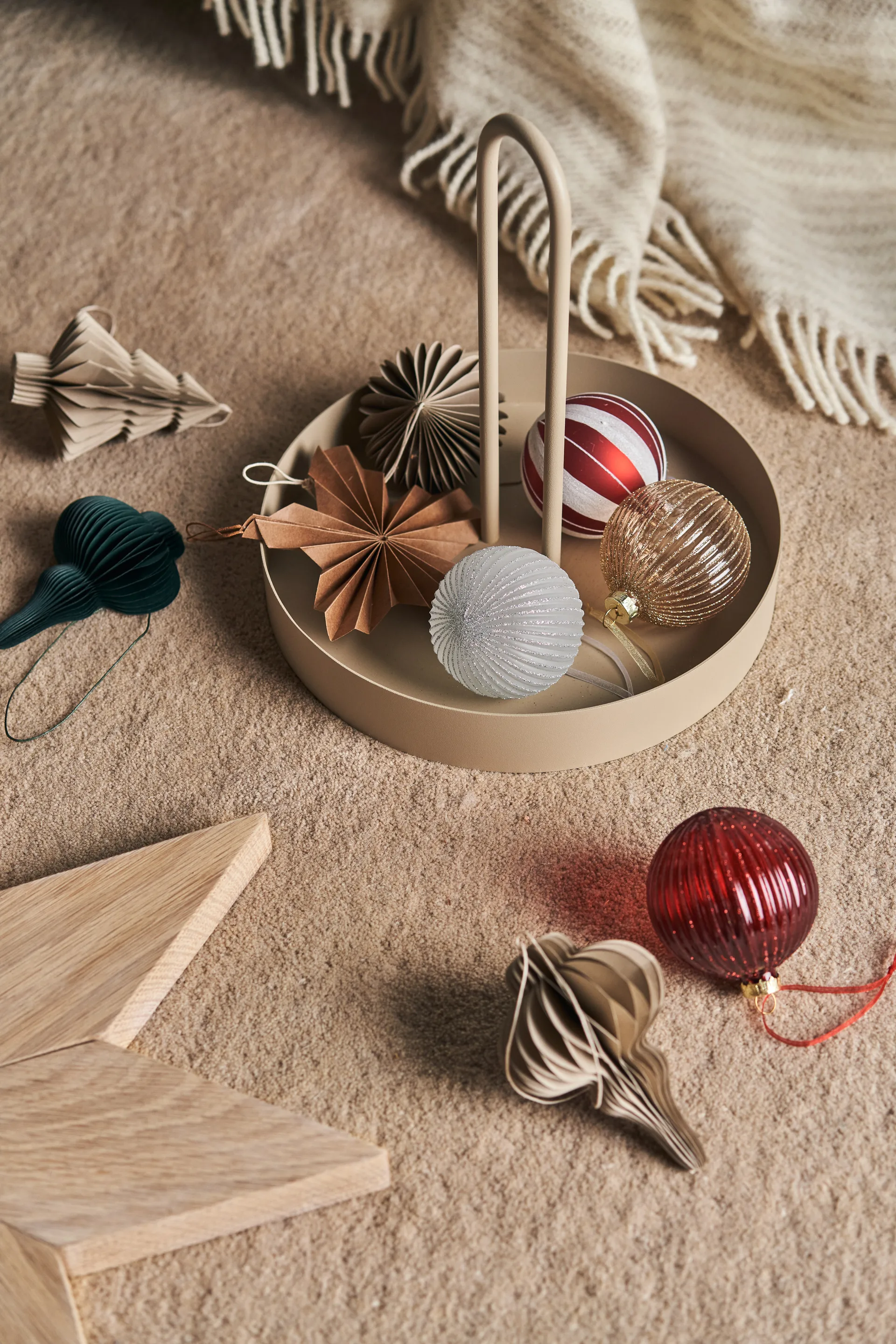 Holiday julgranskula 6-pack, White Scandi Living