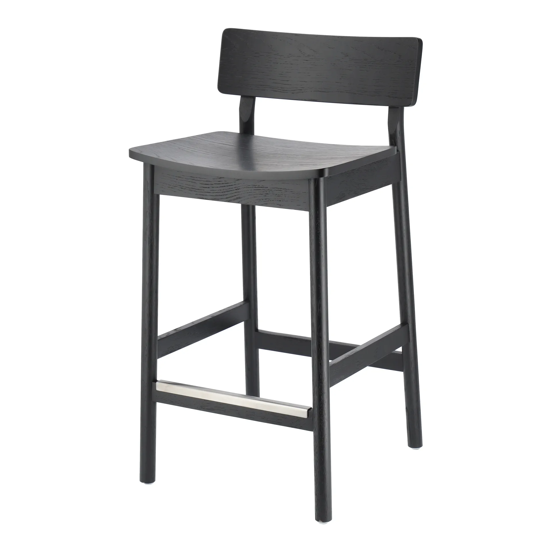 Horizon barstol 67 cm, Black brushed oak Scandi Living