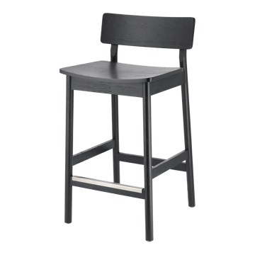 Horizon barstol 67 cm - Black brushed oak - Scandi Living