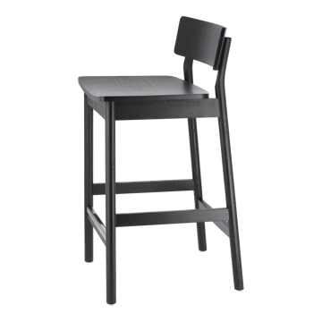 Horizon barstol 67 cm - Black brushed oak - Scandi Living