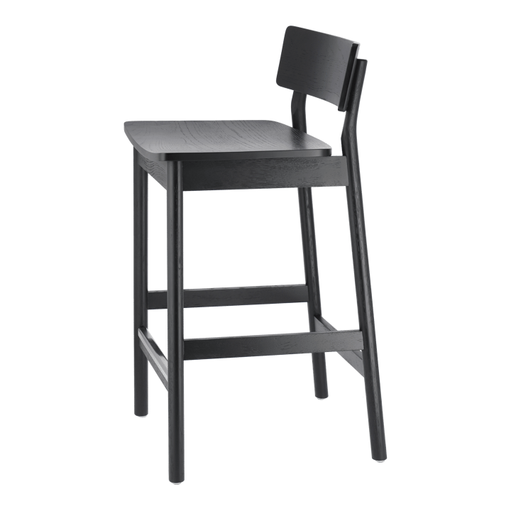 Horizon barstol 67 cm, Black brushed oak Scandi Living