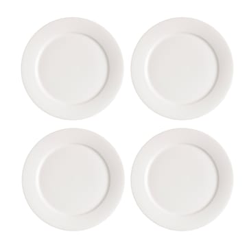 Kalk assiett 21 cm 4-pack - vit - Scandi Living