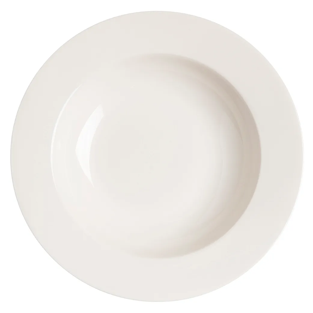 Kalk djup tallrik 23 cm, vit Scandi Living