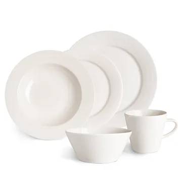 Kalk djup tallrik 23 cm - vit - Scandi Living