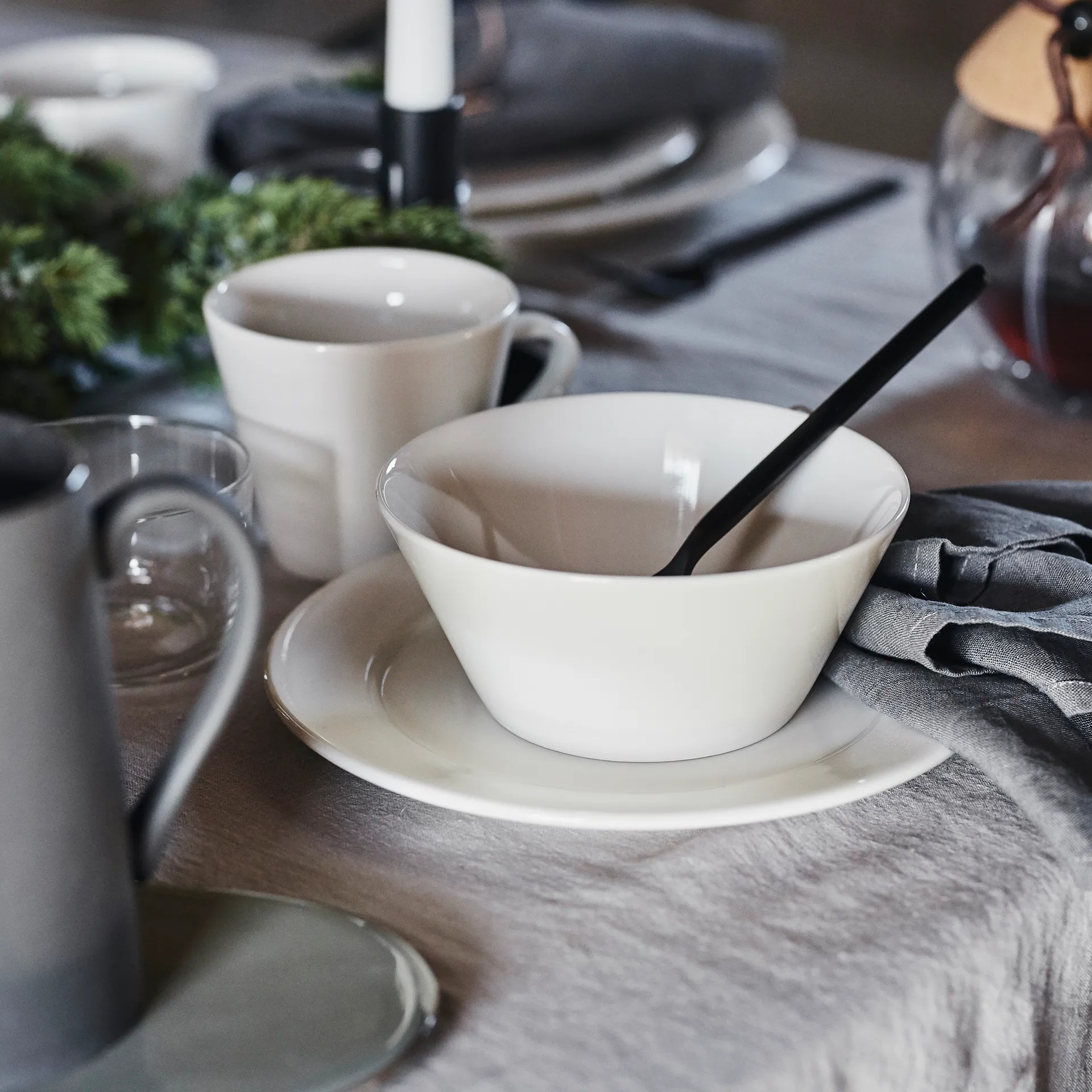 Kalk servisset 16 delar - Vit,  Scandi Living