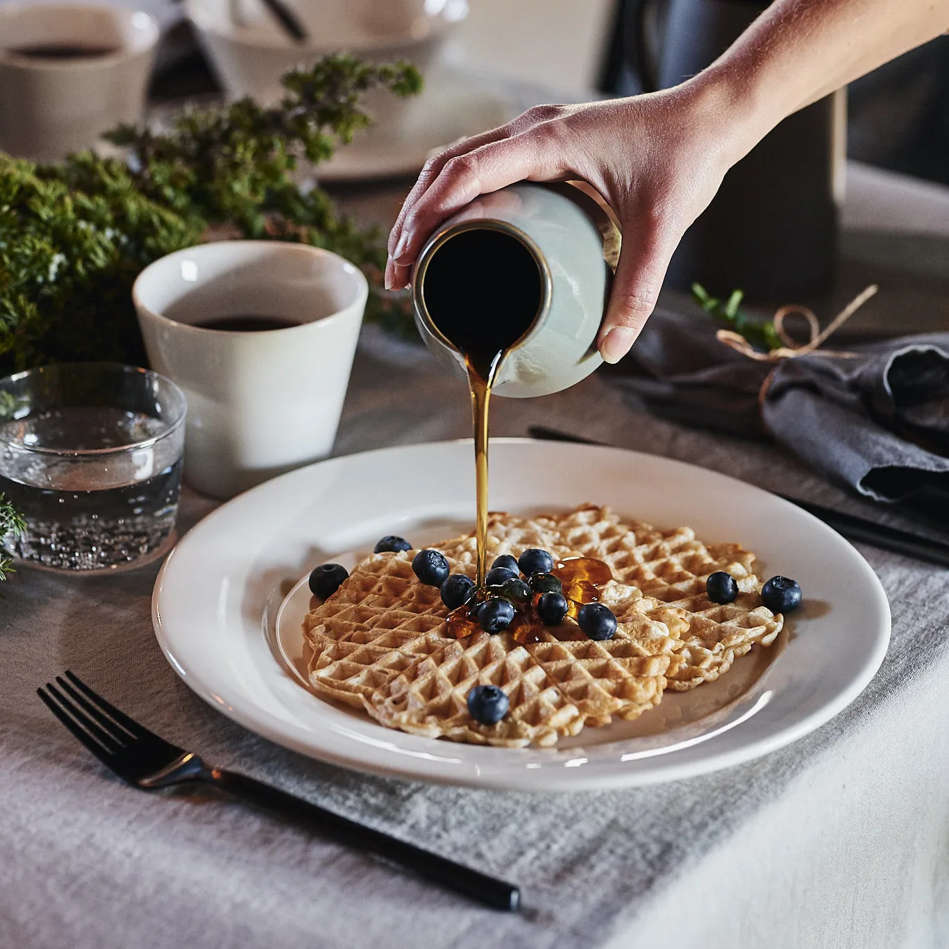 Kalk servisset 16 delar - Vit Scandi Living